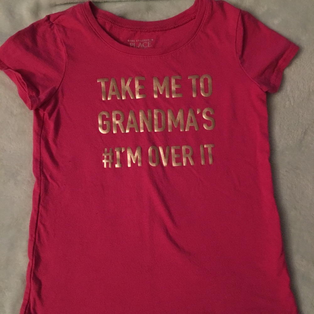 Pink Girls Short Sleeve Tee